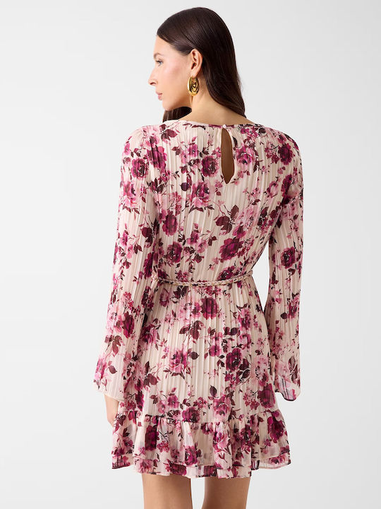 Sommer Mini Damenkleid Burgundisch