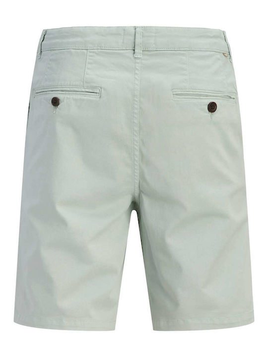 Herren Shorts Chino Aqua Grau