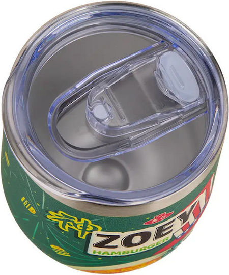 Cinereplicas Kpop Demon Hunters Παιδικό Παγούρι Ανοξείδωτο Γκρι 350ml