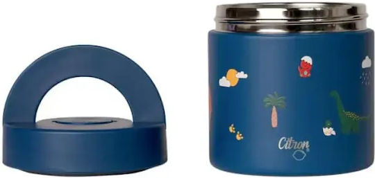 Citron Kids Water Bottle Dinosaur Blue 350ml