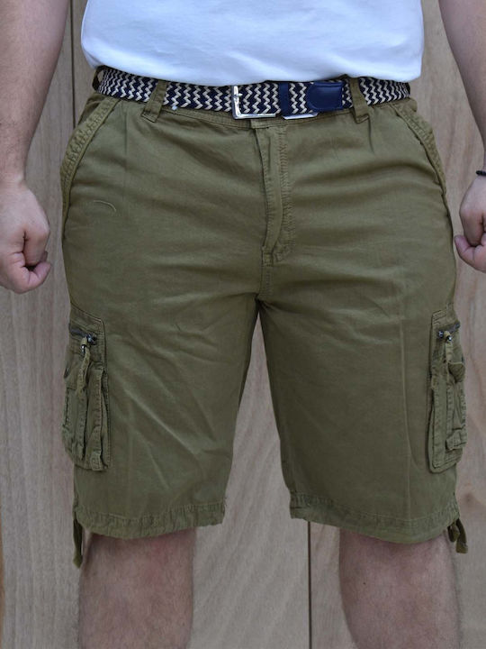 Forex Ανδρική Βερμούδα Cargo Beige
