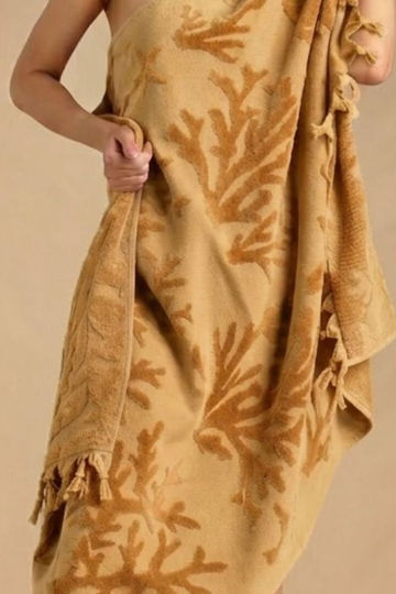Noidinotte Beige Beach Towel