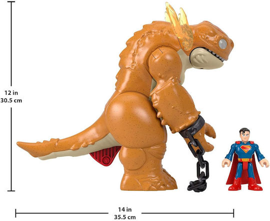 Action Figure Imaginext Superman with Sounds and Light for 3+ Years 25cm