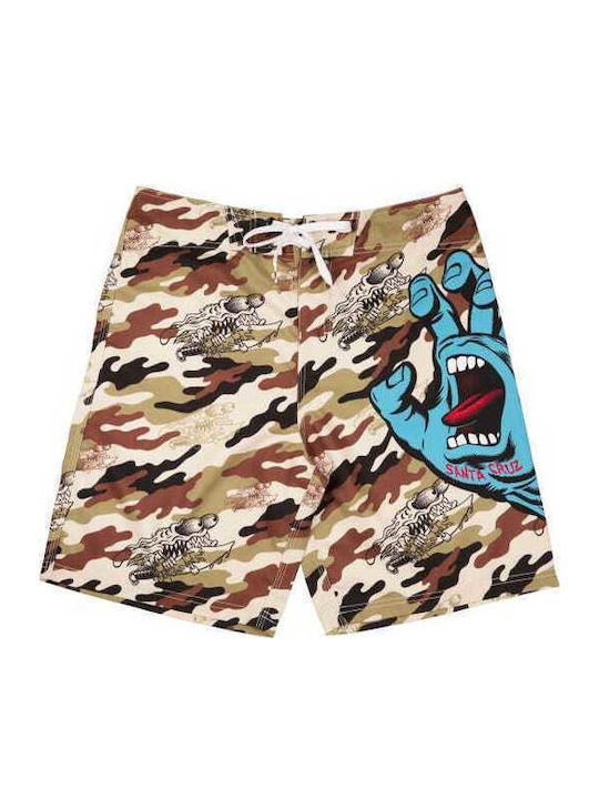 Screaming Hand Мъжки Бански Борд Шорти Slasher Камуфлажен Camo