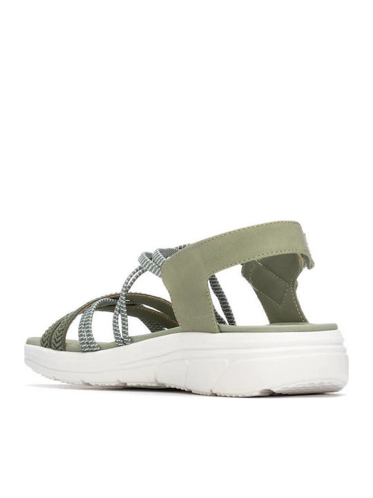 Women's Flat Sandals Sporty Khaki