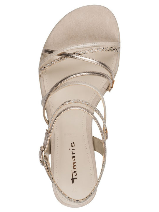 Women's Flat Sandals Rose Gold