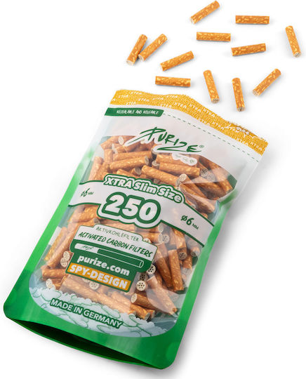 Purize Slim Aktivkohle Filter-Tipps 250 Stück