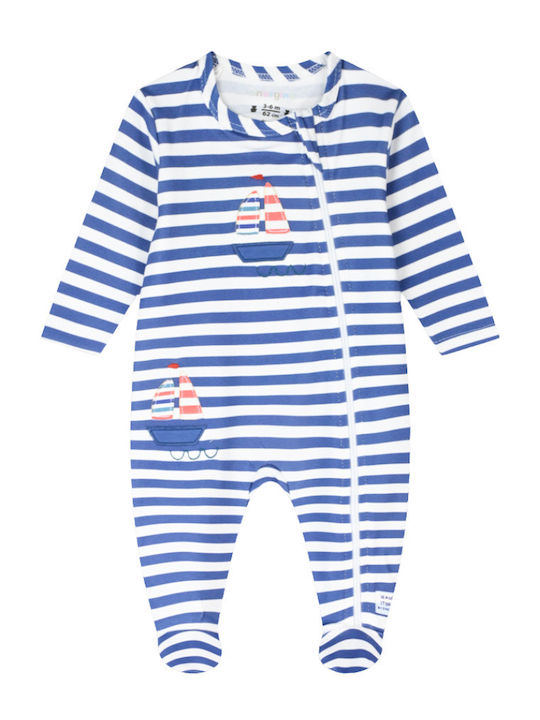 Energiers Little Boat Baby Bodysuit Royal Blue