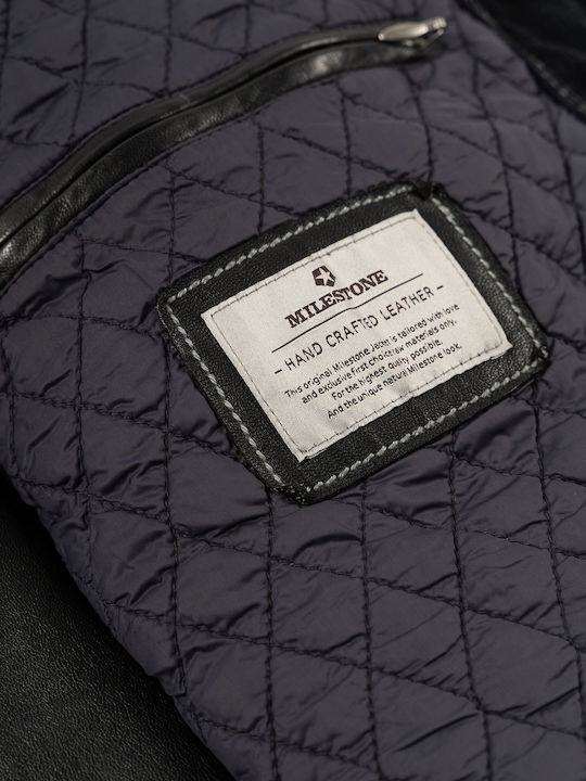 Pepino Leather Jacket Black