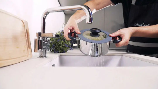 Tescoma Smartcover Topf- und Pfannen Set aus Rostfreiem Stahl 4-teilig