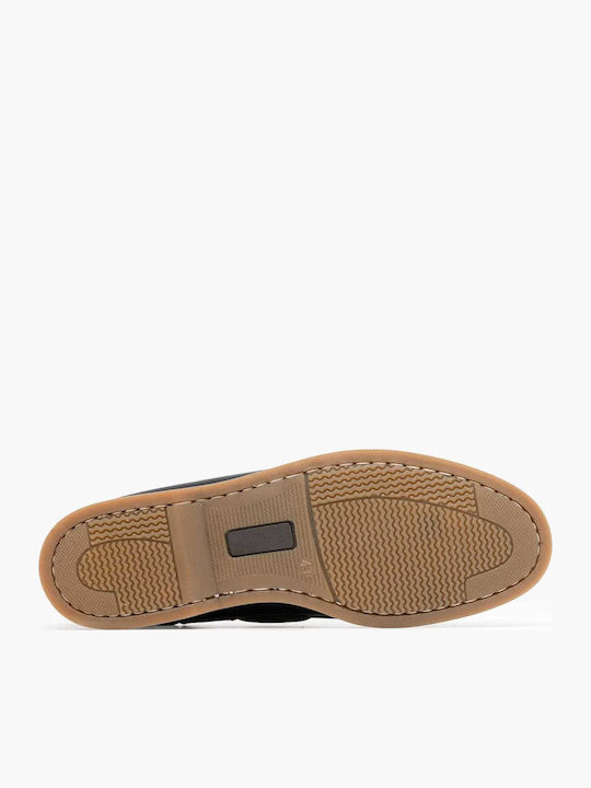 Δερμάτινα Ανδρικά Boat Shoes σε Μπλε Χρώμα