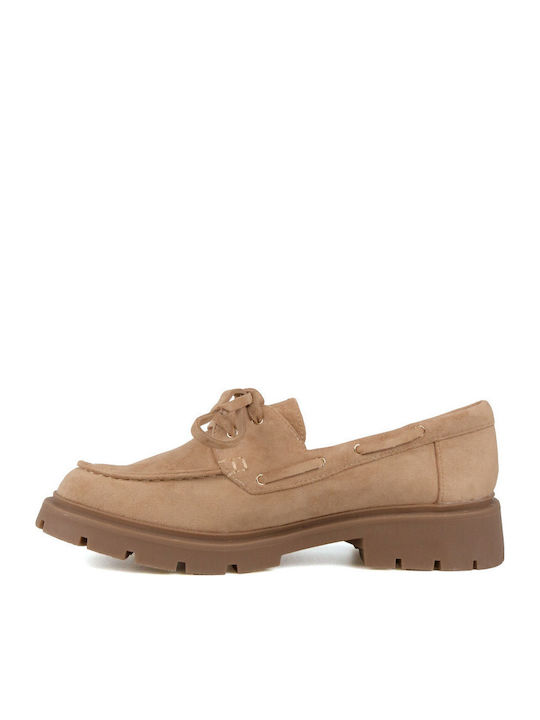 Mocasini Dama Loafers Bej