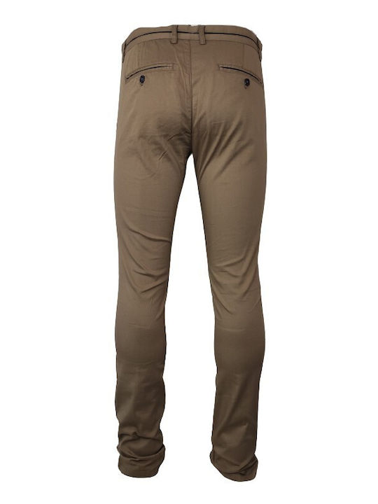 Παντελόνι Chino Ελαστικό σε Slim Εφαρμογή Cigar