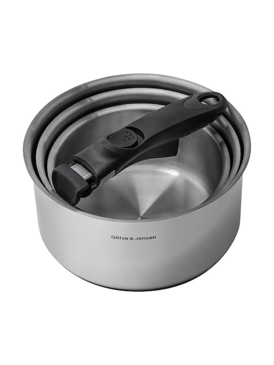 Götze&Jensen Stainless Steel Pots Set 4pcs