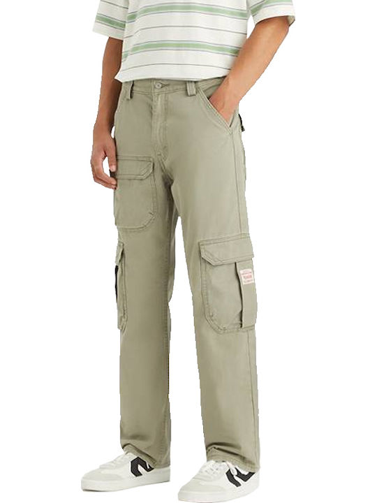 Trousers Cargo in Loose Fit Green