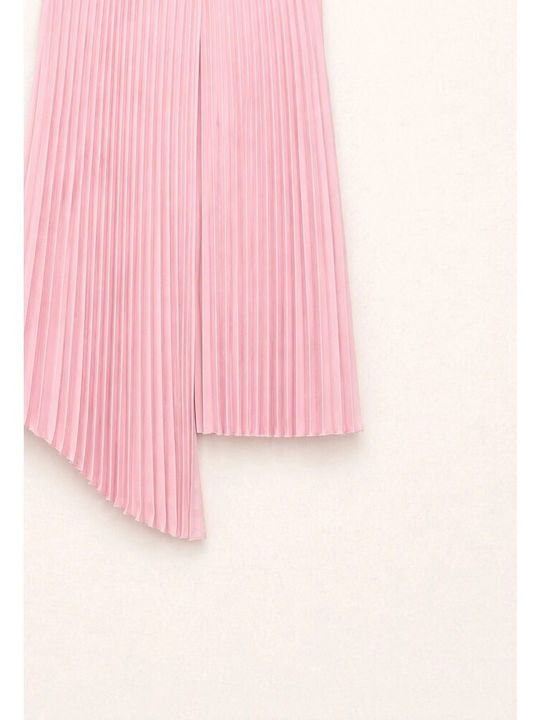 Πλισέ Midi Φούστα Rosa