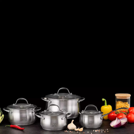 La Bonita Stainless Steel Pots Set 4pcs