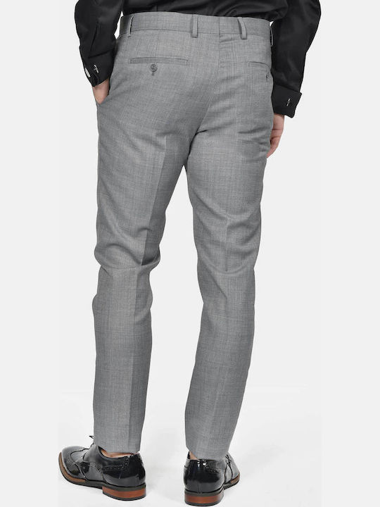 Winter Men's Suit with Slim Fit Grey
