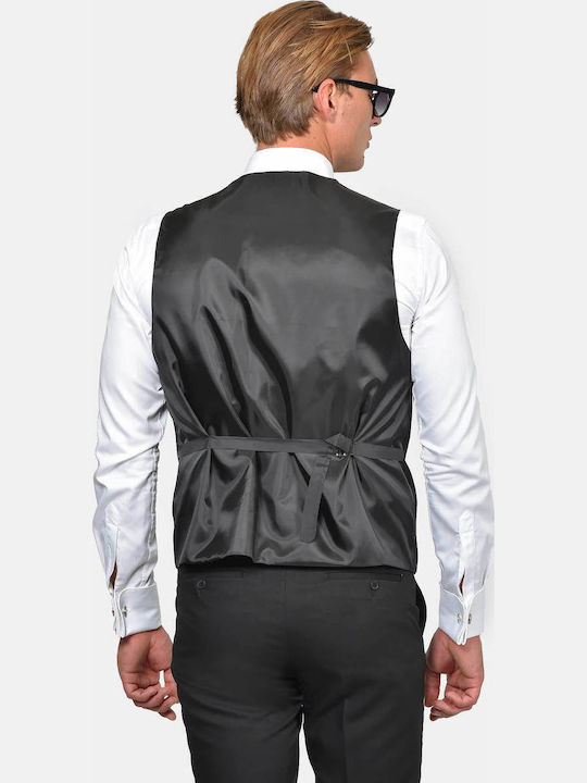 Winter Men's Groom's Suit with Slim Fit Black