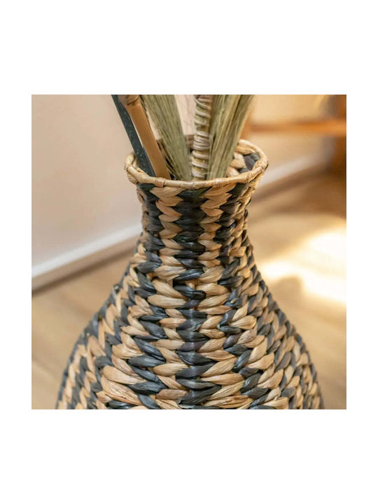 Phos & Gaia Decorative Metallic Vase Dayana Black H50cm