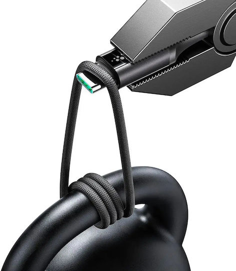 Joyroom S-A60 StarTalk LED USB 2.0 Cable USB-C male - USB-C 100W PD Μαύρο 1.2m