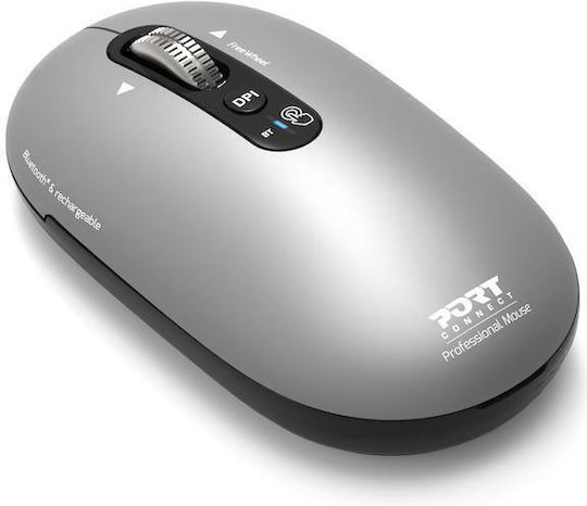 Port Designs Безжичен Bluetooth Мишка Сребрист
