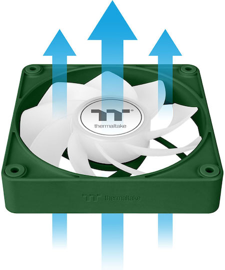 Thermaltake CT120 EX Reverse Blade Case Fan (2000rpm / 65.82cfm) with ARGB Lighting and 3-Pin / 4-Pin PWM Connection 3pcs