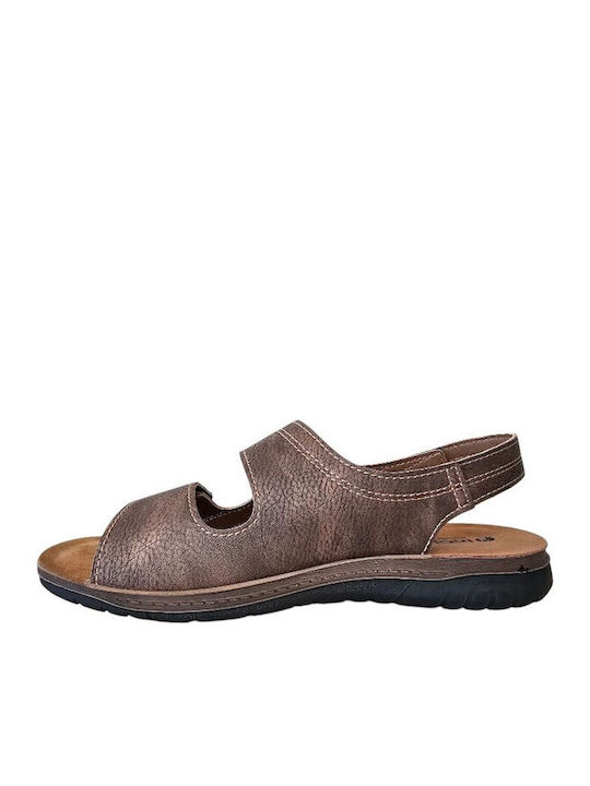 Men's Sandals In Brown Colour A/ID05-27-BROWN