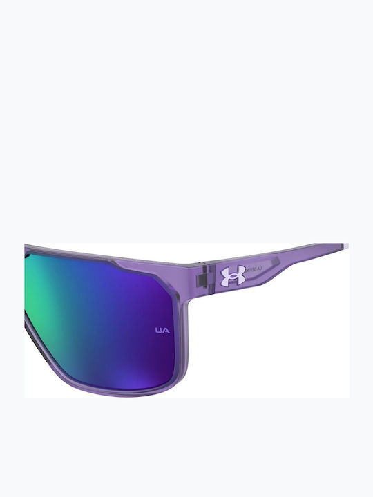 Under Armour Ανδρικά Γυαλιά Ηλίου με Μωβ Σκελετό και Μωβ Polarized Φακό 4490
