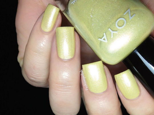 Zoya Metallic Βερνίκι Νυχιών Μακράς Διαρκείας Quick Dry Κίτρινο Piaf 15ml