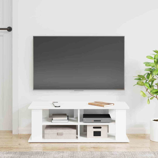 vidaXL 8000396 Βάση Τηλεόρασης Τοίχου Λευκό
