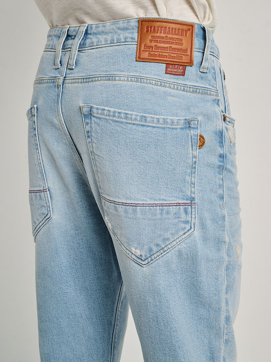 Herren Jeanshose mit Regulär Anwendung Hellblau