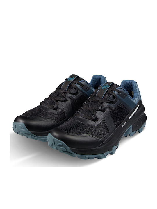 Mammut Men's Hiking Shoes Waterproof with Gore-Tex Membrane Black