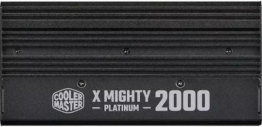 CoolerMaster X Mighty Platinum 2000 2000W Black Computer Power Supply Full Modular 80 Plus Platinum
