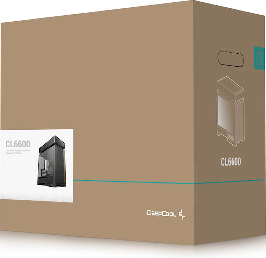 Deepcool CL6600 Middle Tower Carcasă PC Neagră