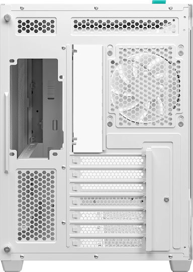 Deepcool CG530U 4F Gaming Midi Tower Кутия За Компютър Със Страничен Прозорец И ARGB Осветление Бяла