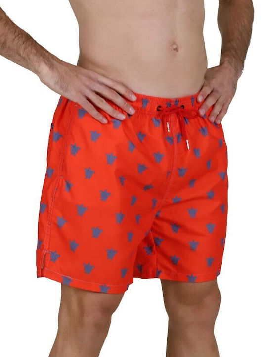 Herren-Bademode Kurze Hosen Orange