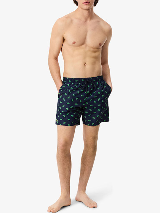Herren-Bademode Kurze Hosen Marineblau mit Mustern