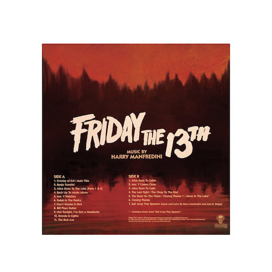 Harry Manfredini Friday 13th 1980 Original Score
