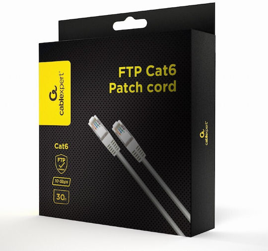 Gembird U/UTP Cat.6 (Gigabit) Καλώδιο Δικτύου Ethernet 30m Λευκό