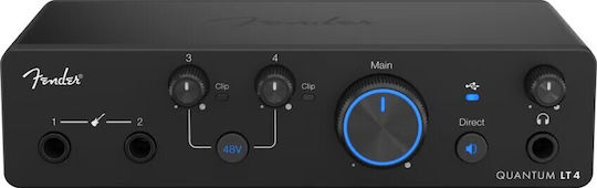 Fender Quantum LT 4 2777700613 Placă de Sunet Externă Profesională cu Conectare USB