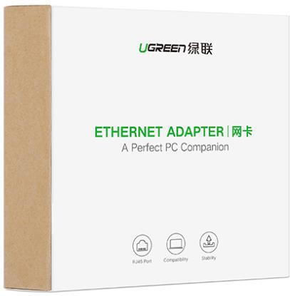 Ugreen 30985 USB Адаптер За Мрежа С Проводна Връзка Ethernet