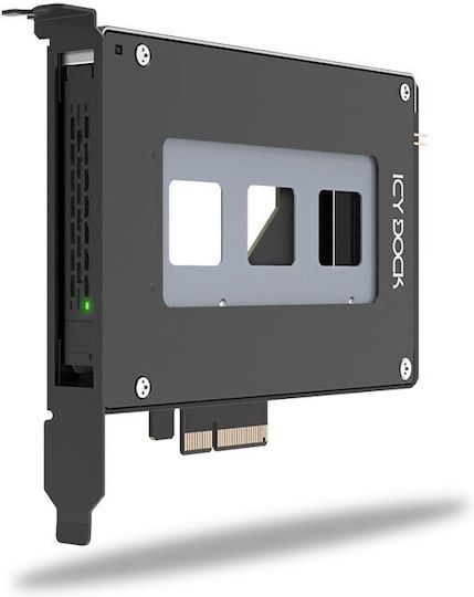 Αξεσουάρ Σκληρών Δίσκων Icydock 1x 2.5" U.2/u.3 Nvme To Pcie 5.0 Mcio Sff-ta
