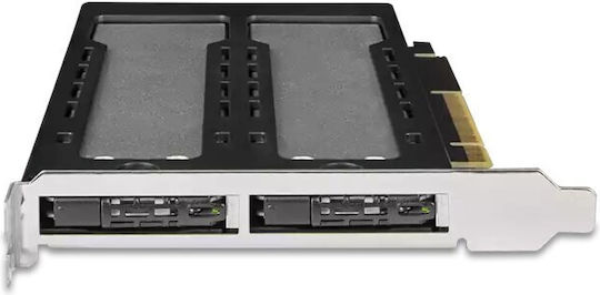 Αξεσουάρ Σκληρών Δίσκων Icydock 2x M.2 Nvme To Pcie 4.0 X8 Card Bifurcation