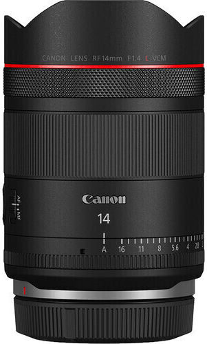 Canon Full Frame Camera Lens RF 14mm f/1.4 L VCM Prime for Canon RF Mount Black