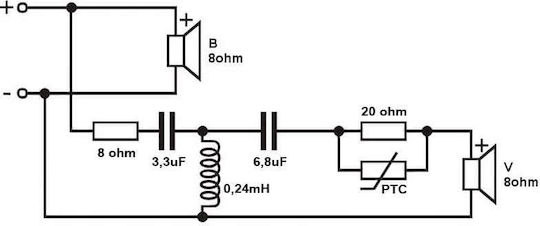Master Audio CX380 Speaker Crossover Impedance 8Ω