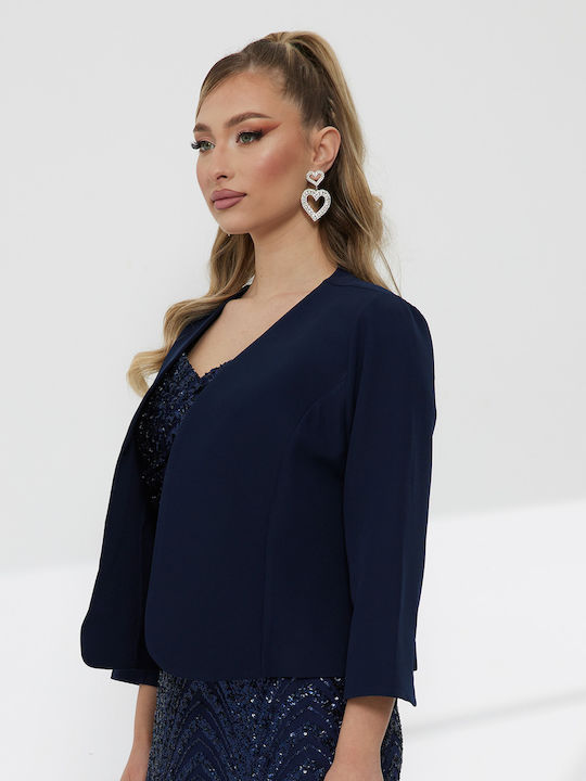 RichgirlBoudoir Short Women's Blue Blazer