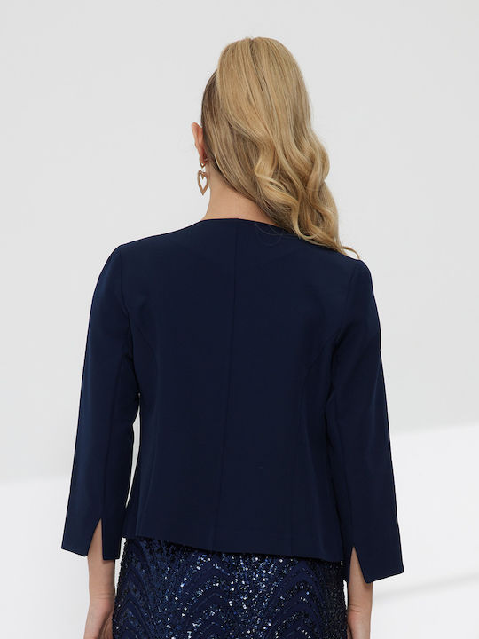 RichgirlBoudoir Short Women's Blue Blazer