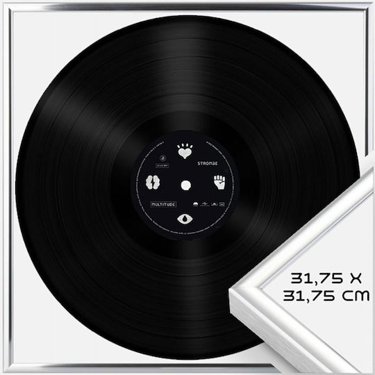 Avizar 12.5" Aluminium Wall-mounted 33-rpm Vinyl Display Frame Silver Avizar 12.5" Aluminium Wall-mounted 33-rpm Vinyl Display Frame Silver