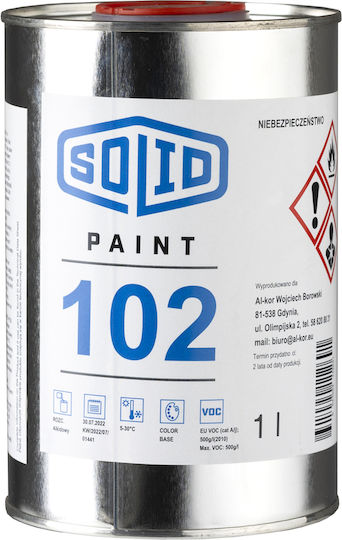 Solidpaint 102 Rustproof Paint Anti-corrosion Metal Iron 1 L Ral 9010
